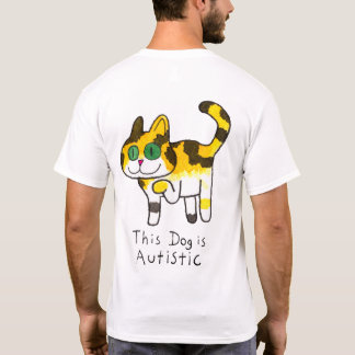 Funny Cute Autistic Dog Comic T-Shirt