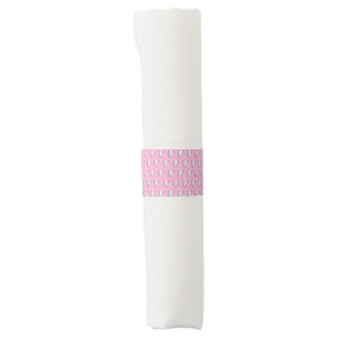 Funny cute Axolotl Squad custom editable pink Napkin Bands