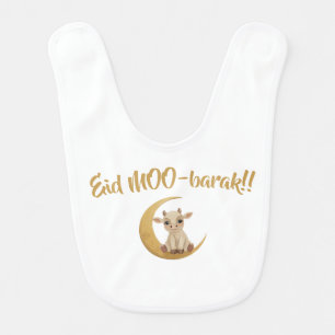 Funny cute Baby Cow Eid Adha funny baby Bibs