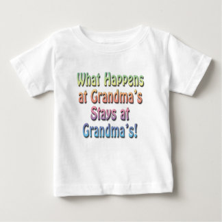 Funny Cute Baby T-Shirt, Grandma's House Baby T-Shirt