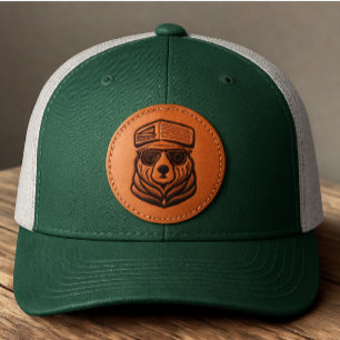 Funny Cute Bear With A Cheese Graters Hat