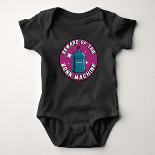 Funny Cute beware of the bonk machine / palestine Baby Bodysuit