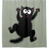 Scaredy Cat Silhouette, Glittered