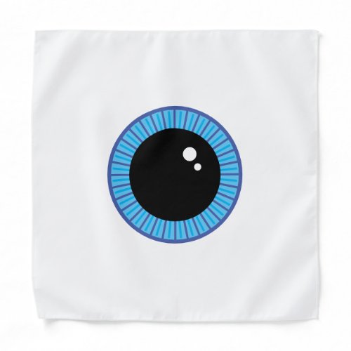 Funny Cute Blue Eyeball Bandana