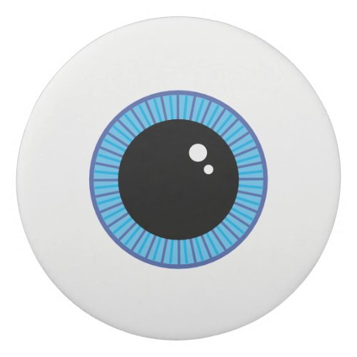 Funny Cute Blue Eyeball Eraser