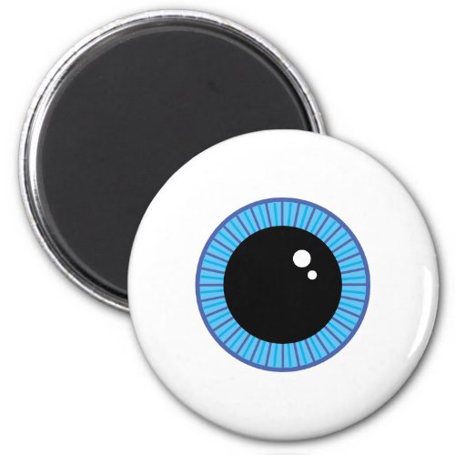 Funny Cute Blue Eyeball Magnet