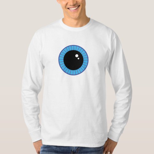 Funny Cute Blue Eyeball T_Shirt
