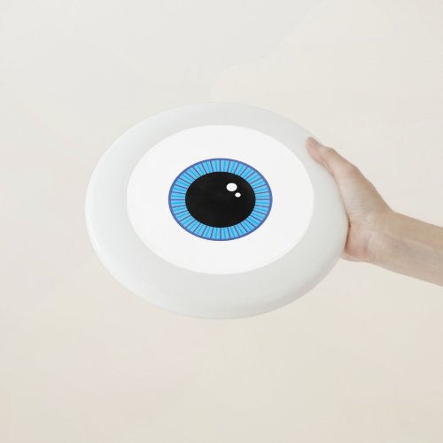 Funny Cute Blue Eyeball Wham_O Frisbee