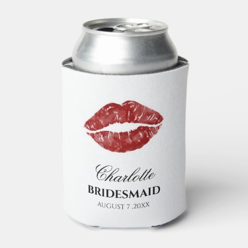 Funny  Cute Bridesmaid Custom Wedding Can Cooler