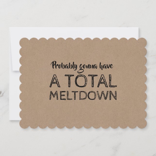 Funny Cute Bridesmaid Maid of Honor Proposal Invitation (Front)