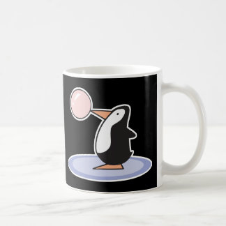 funny cute bubble gum penguin coffee mug