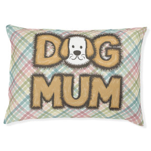 Funny cute cartoon dog mum mother's day pet bed