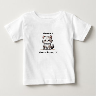 Funny Cute Cat Catmas Humor Baby T-Shirt