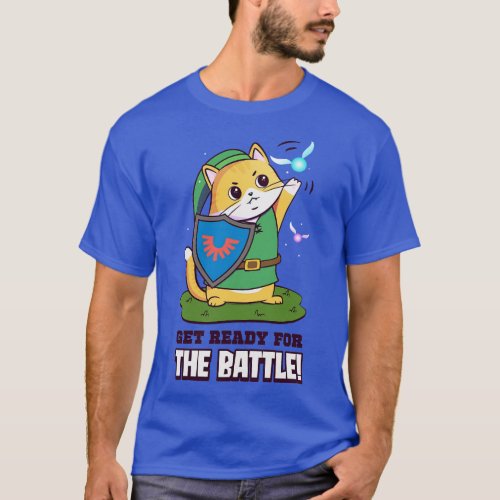 Funny Cute Cat Gamer T_Shirt
