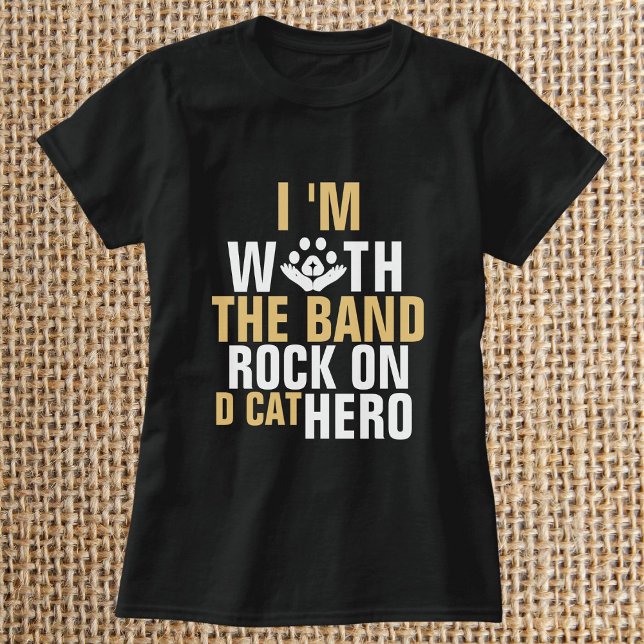 Funny Cute Cat Quote Design Personalized Black  T-Shirt (Creator Uploaded)