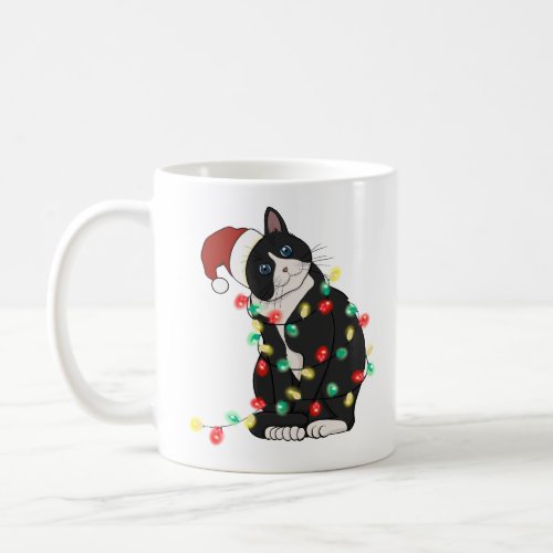 Funny Cute Catmas Cat Coffee Mug