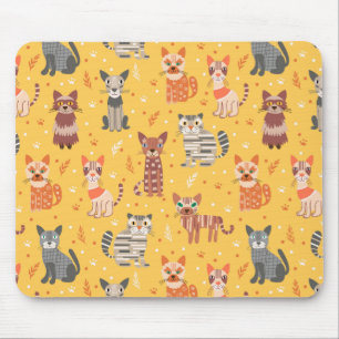 Funny Cute Cats Mousepad