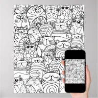 Coloring Books For Teens: Cat & Dog Designs: Detailed Zendoodle
