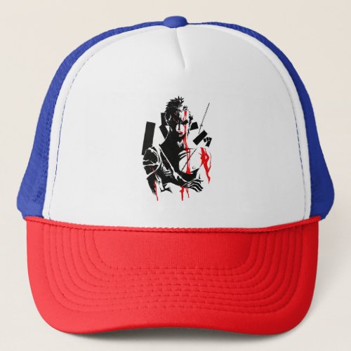 Funny cute character 10 trucker hat