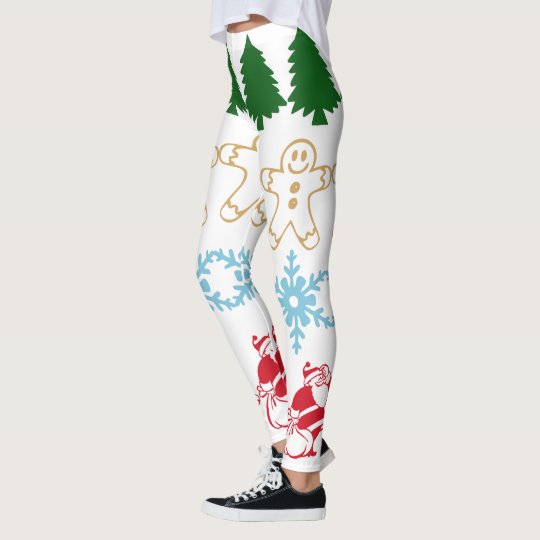 Funny Cute Christmas Holiday Pattern Leggings