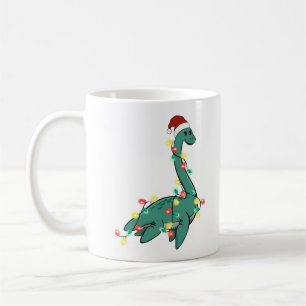 Funny Cute Christmas Lochness Monster Coffee Mug