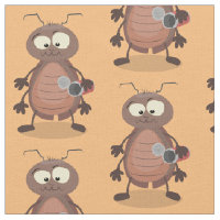 Funny cute cockroach cartoon character