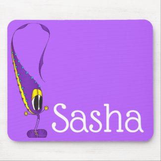 Funny, Cute, Colorful Cartoon | Add Your Name Mouse Pad