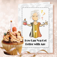 Funny Cute Complimentary Mature Female Birthday 