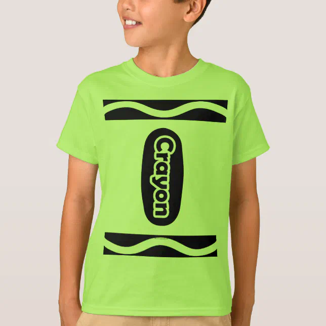 Green crayon shirt cheap