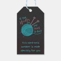  Knitting Gifts for Women - Funny Humor Saying I Knit