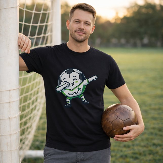 Funny & Cute Dabbing Soccer Ball T-Shirt (Creator Uploaded)