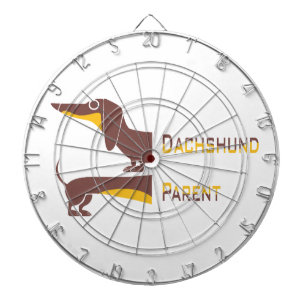 Funny cute dachshund for long dog parent dart board