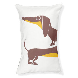 Funny cute dachshund for long dog parent pet bed