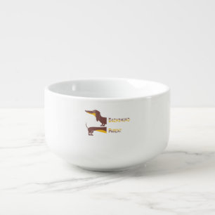 Funny cute dachshund for long dog parent soup mug