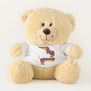 Funny cute dachshund for long dog parent teddy bear