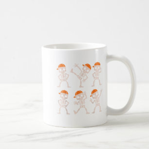 Funny Cute Dancing Skeleton Halloween Boys Kids To Coffee Mug