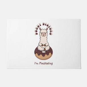 Funny Cute Donut Disturb Personalized  Doormat