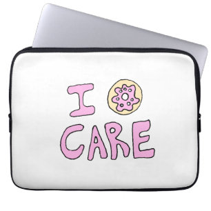 Funny Cute Donut Laptop Sleeve