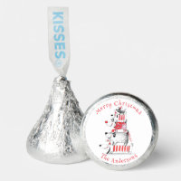 Funny Cute Festive Dogs Merry Christmas