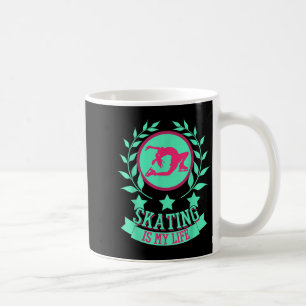 Funny Cute Figure Skater For Ice Skating Srt Gift  Coffee Mug