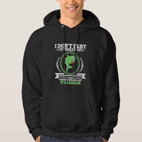 Funny Cute Fish Farting Humor Saying I Don T Fart  Hoodie