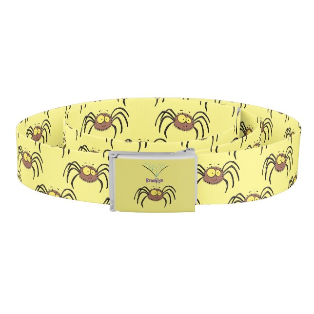 Funny cute fluffy spider cartoon belt (Coil)