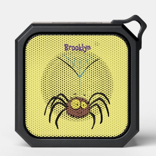 Funny cute fluffy spider cartoon bluetooth speaker