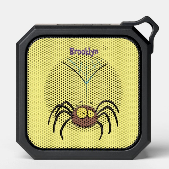 Funny cute fluffy spider cartoon bluetooth speaker (Front)