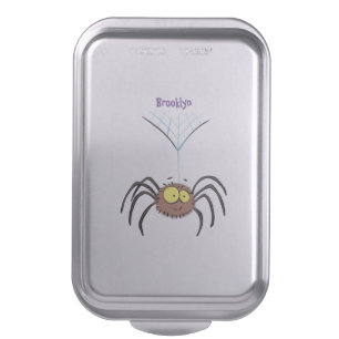 Funny cute fluffy spider cartoon cake pan
