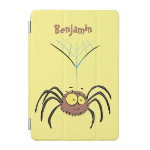 Funny cute fluffy spider cartoon iPad mini cover