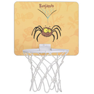 Funny cute fluffy spider cartoon mini basketball hoop
