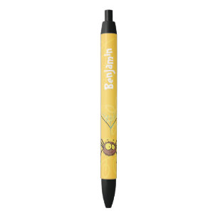 Funny cute fluffy spider cartoon pen