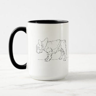 Funny Cute French Bulldog Mug, Dog Humor Mug