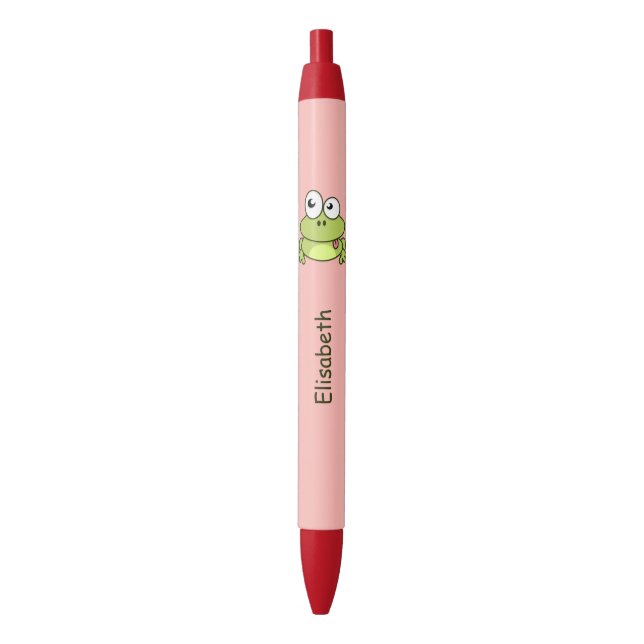 Funny cute frog cartoon kids pen (Front Vertical)